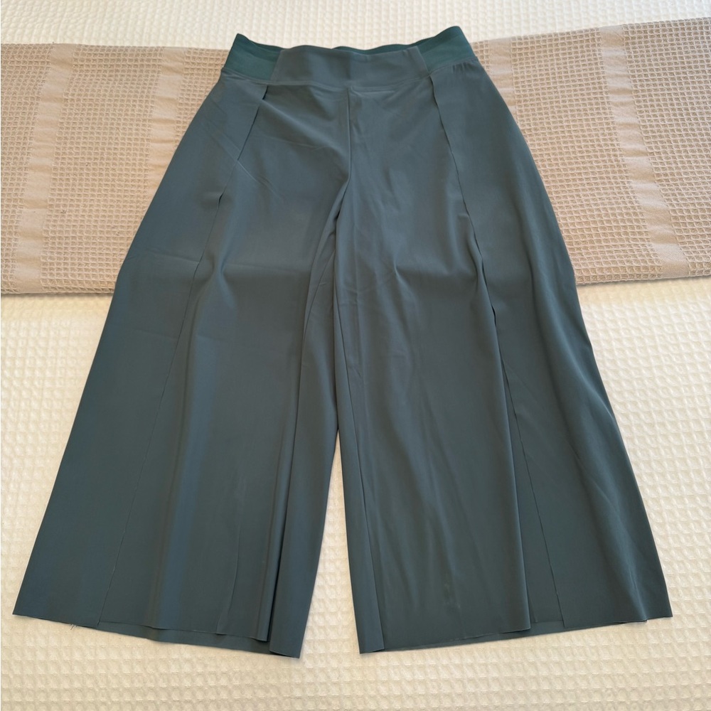 Stylish Green Wide-Leg Pants